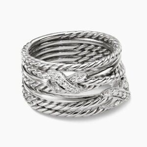 DY Double X Crossover Ring 4.5